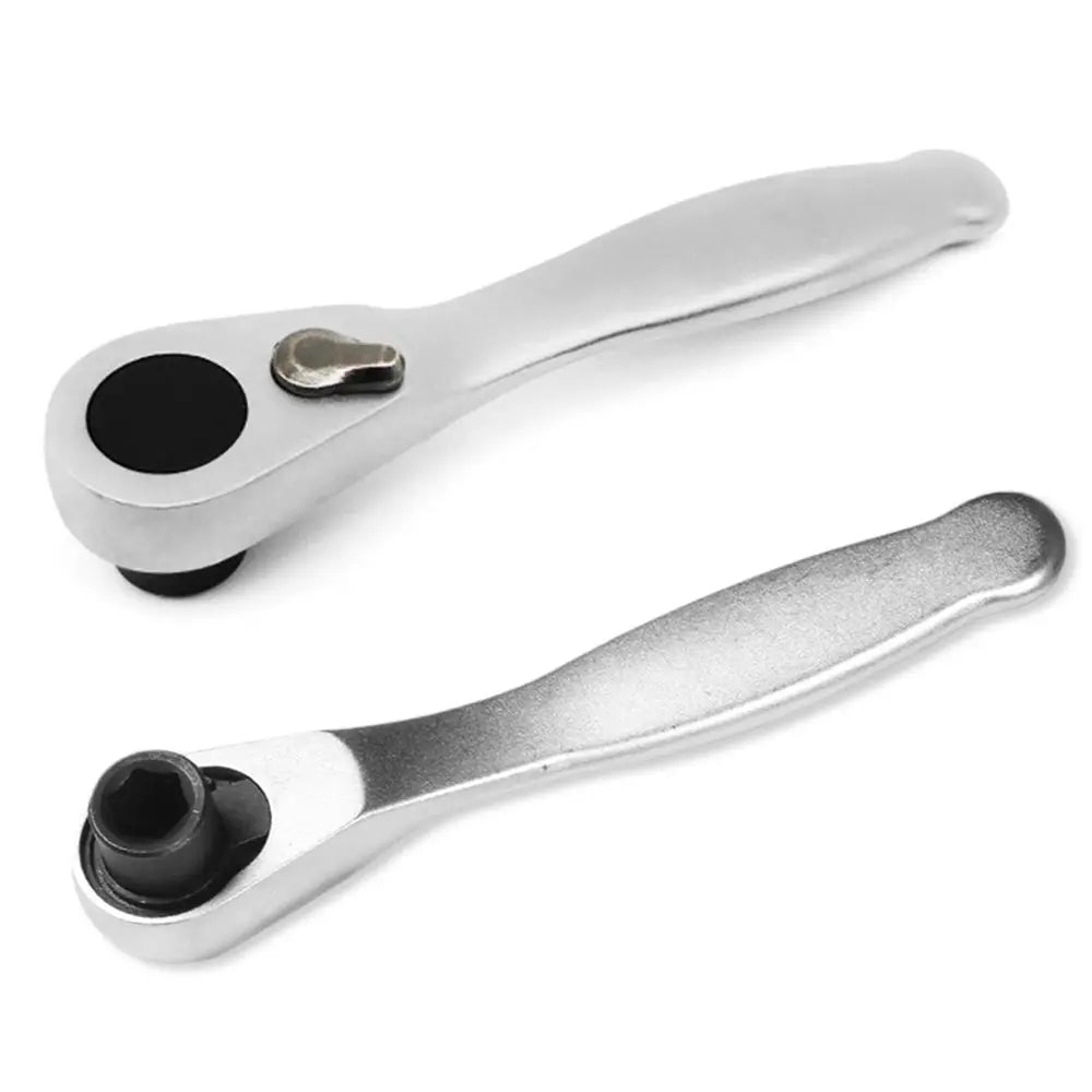 Quick Mini Ratchet Handle Hand Wrench 1/4" Drive Socket spanner Repair Tools Vue