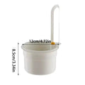 Sink Drain Strainer Basket, Anti-Clog Food Catcher with Hanging Hook, Odor-Resistant Kitchen Sink Filter for Bathroom Laundry Vue C