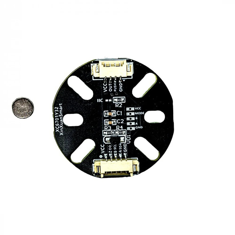 1PCS 3.3-5V MT6701 Magnetic Encoder Module High-Precision 14-bit Brushless Motor Angle Measurement Sensor Vue