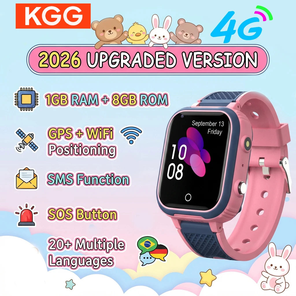 Smart Watch 4G Kids GPS WIFI Position Video Call SOS LT21 Child Smartwatch Camera Monitor Tracker Location Phone Watch Boy Girl Vue