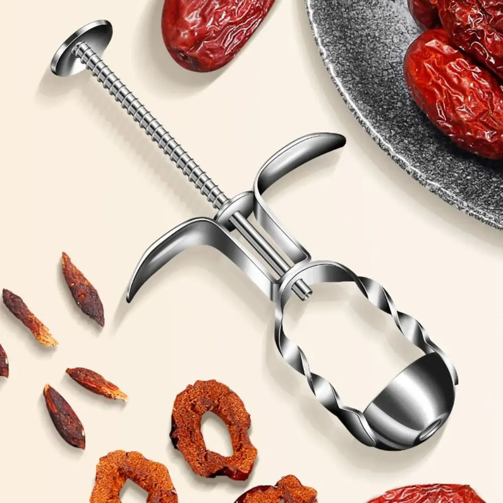 Stainless Steel Cherry Pitter Rust-proof Press Design Dates Jujube Pitter Durable Olives Pit Remover Dessert Vue