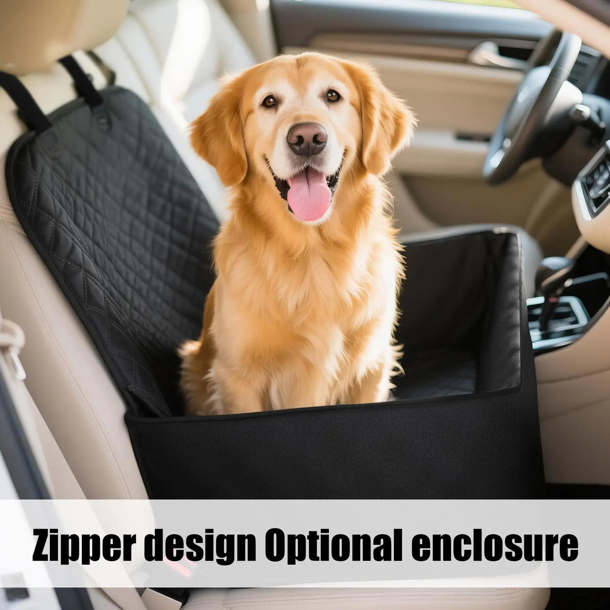 Pet safety car seat cushion, large size, waterproof and stain-resistant, suitable for cats and dogs, suitable for all seasons Vue