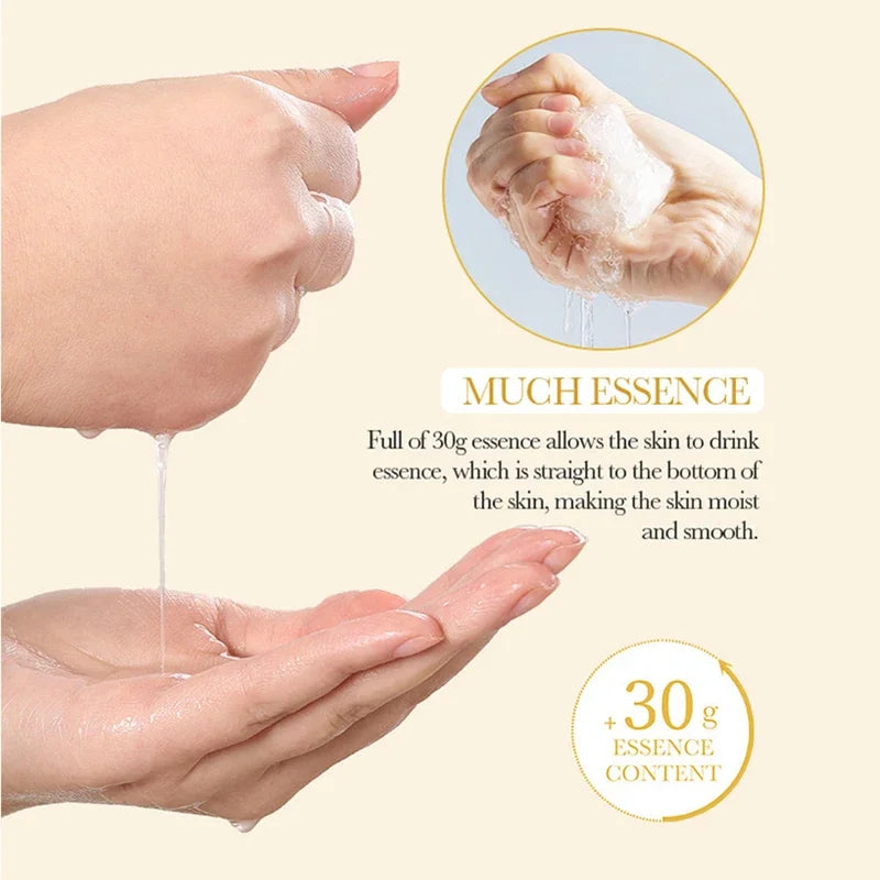 10Pcs Bioaqua Snail Face Mask Moisturizing Brightening Firming Hydrating Skincare Facial Masks Face Sheet Mask Skin Care Vue