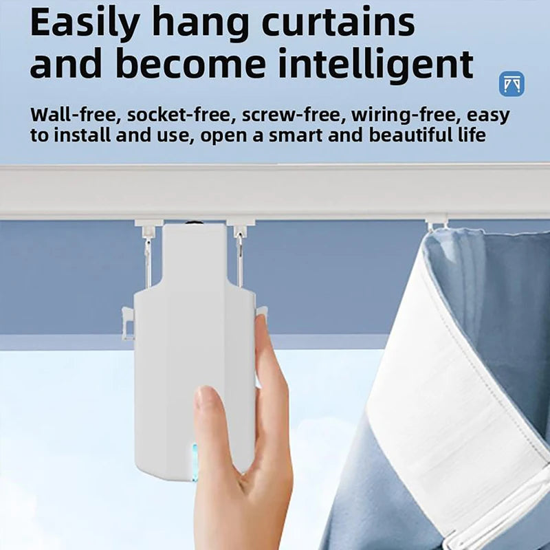 Smart Electric Curtain Robot Track Motor Remote Control Home Electric Drive Track Rod Automatic Curtain Opener Curtain Motor Vue