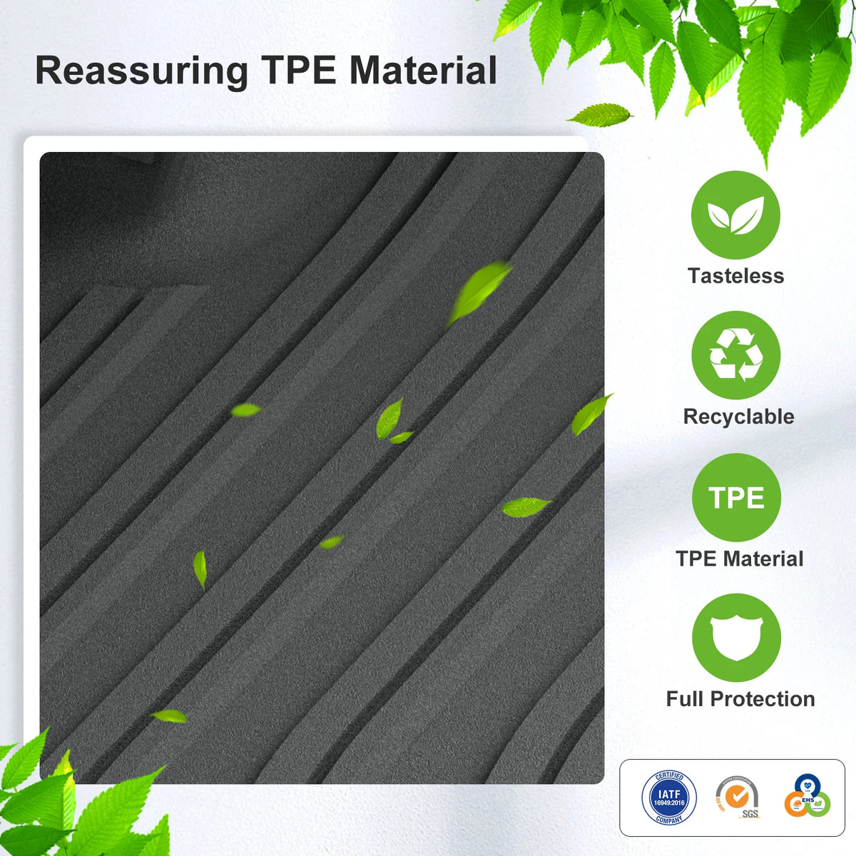 Smabee Right Drive for Suzuki Jimny XL 5-Door Auto Transmission 2023-Onwards Car Floor Mats Trunk Pad TPE Interior Accessories Vue