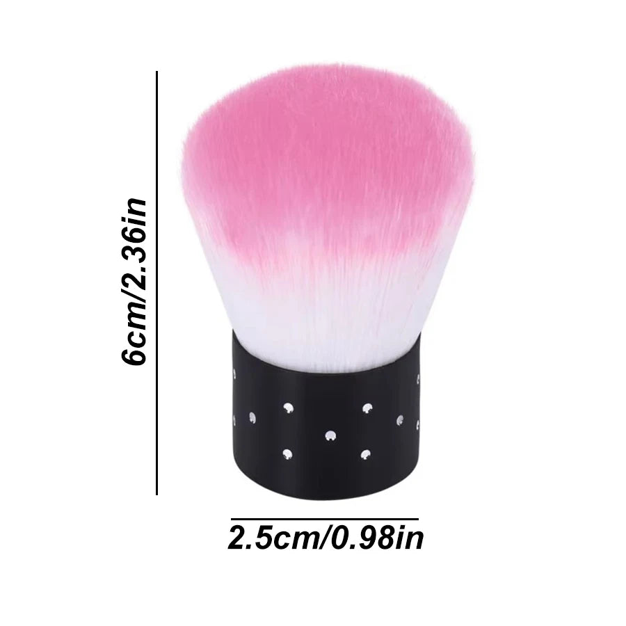 1PC Professionals Nails Art Mushroom Brush Round Paint Gel Dust Cleaning Make Up Brush Manicure Accessories equipment Tools Vue