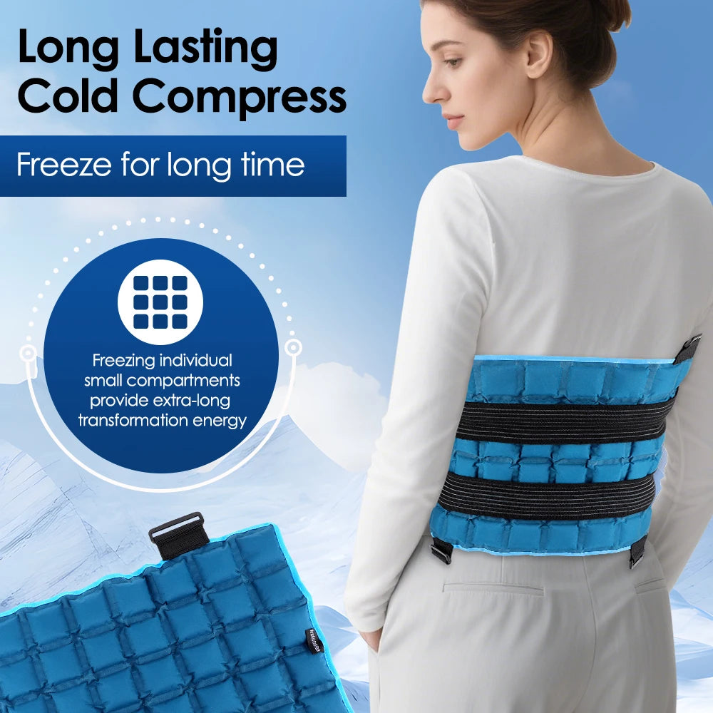 Reusable Hot Cold Compress Wrap – Shoulder Back Knee Hot Cold Compress Wrap Vue
