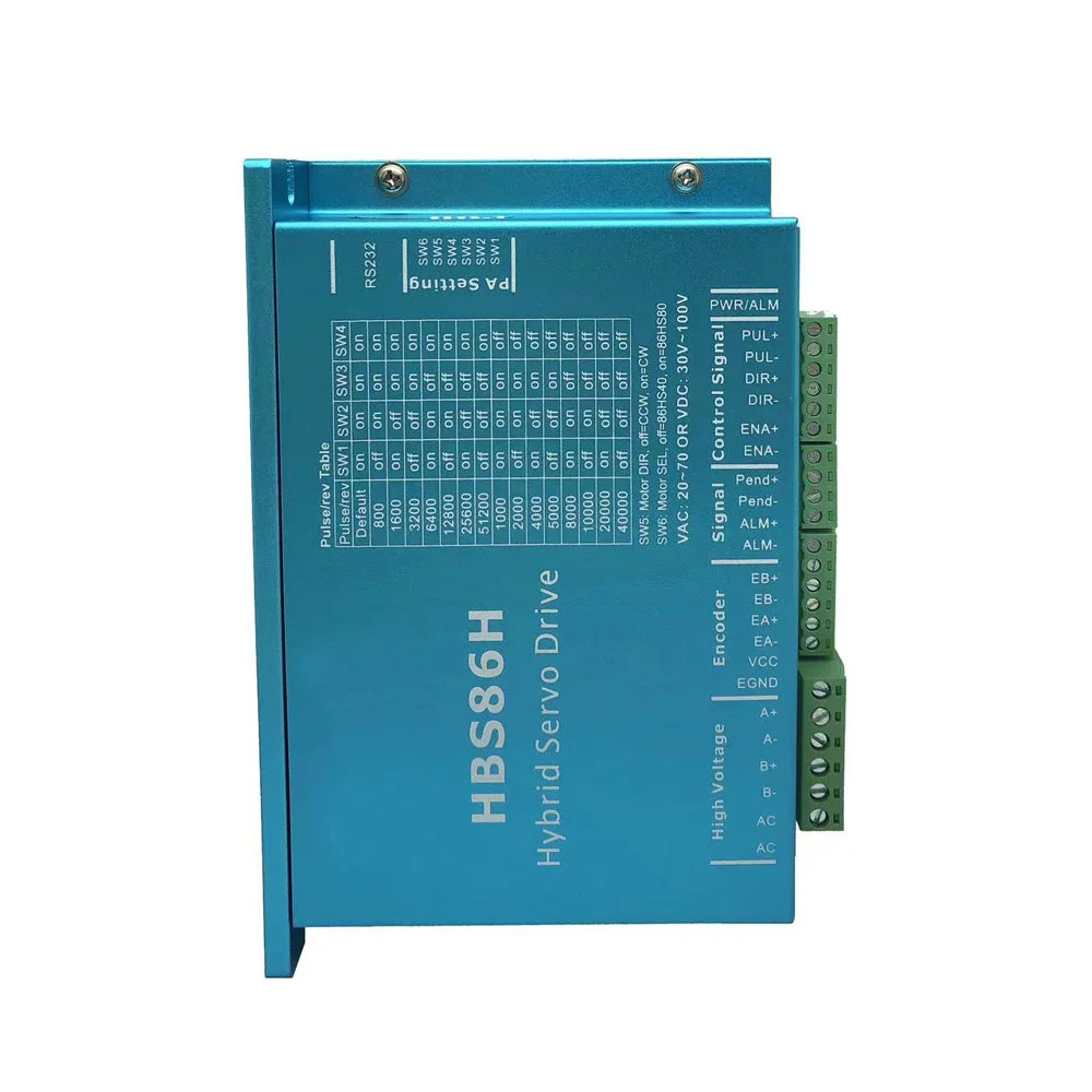 86 Servo Motor Driver HBS86H Two-phase Closed-loop Driver DSP Chip 200KHZ Vector Closed-loop Control Servo Motor Driver Vue Default Title