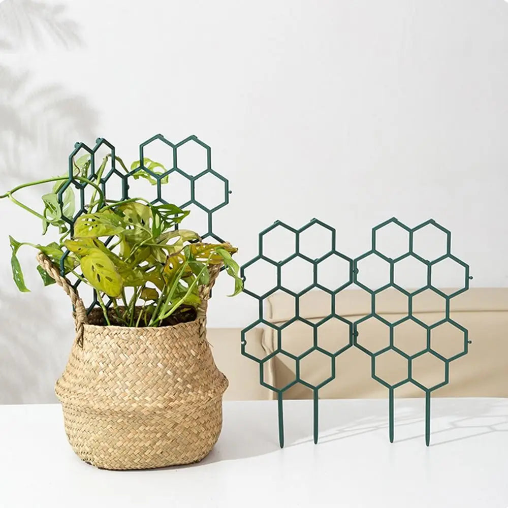 Honeycomb Design Plant Support Rustproof Plastic Windproof Trellis