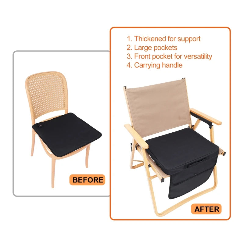 USB Electric Heated Seat Cushion | 5 Temps & Timer Heated Seat Cushion Vue