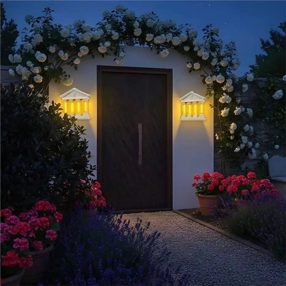 High Bright Solar Wall Lamp Steady Bright Illumination Waterproof Performance Waterproof Outdoor Light Energy-Saving Vue