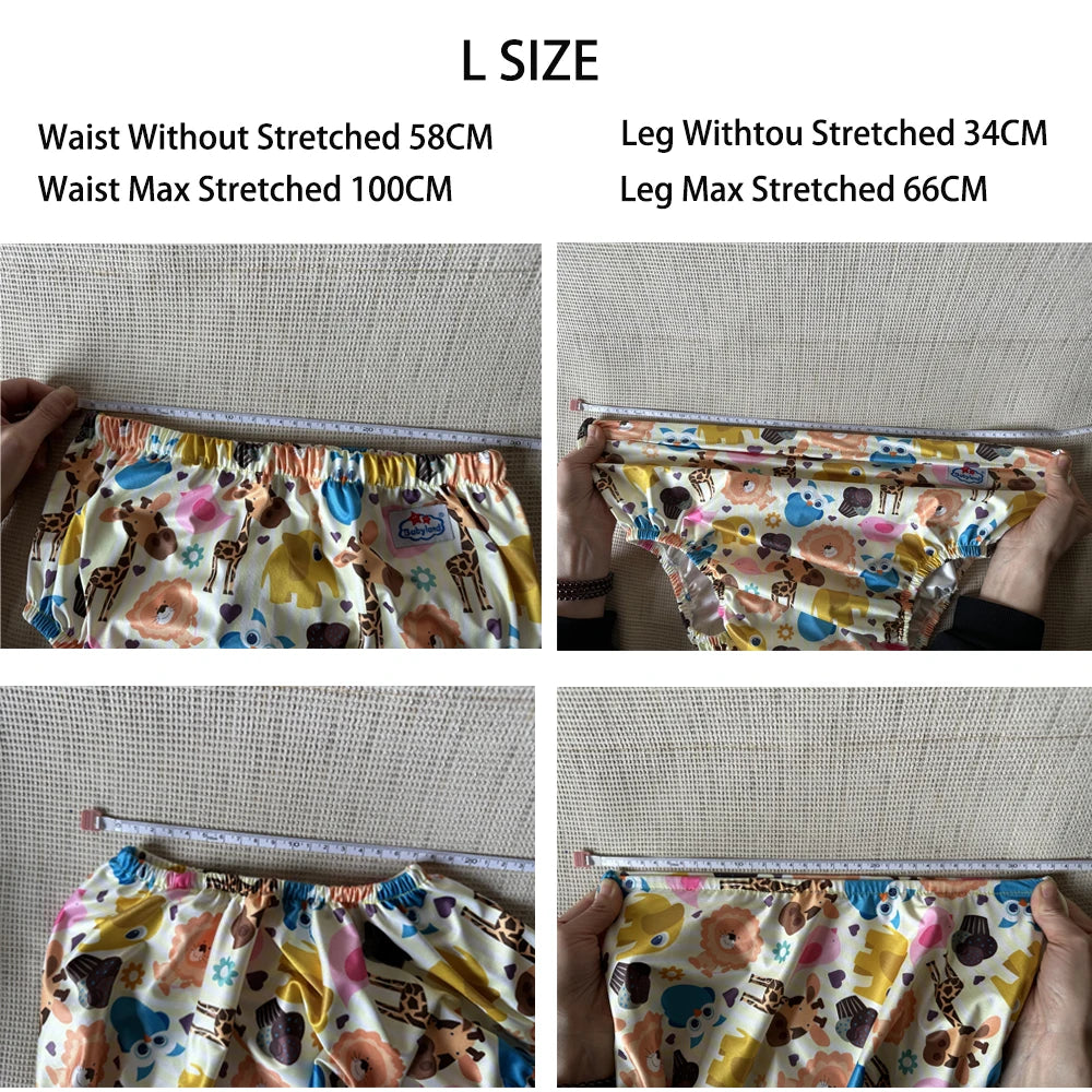 Waterproof Adult Cloth Diaper Cover – Washable PUL Shell L/XL Adult Diaper Cover Vue