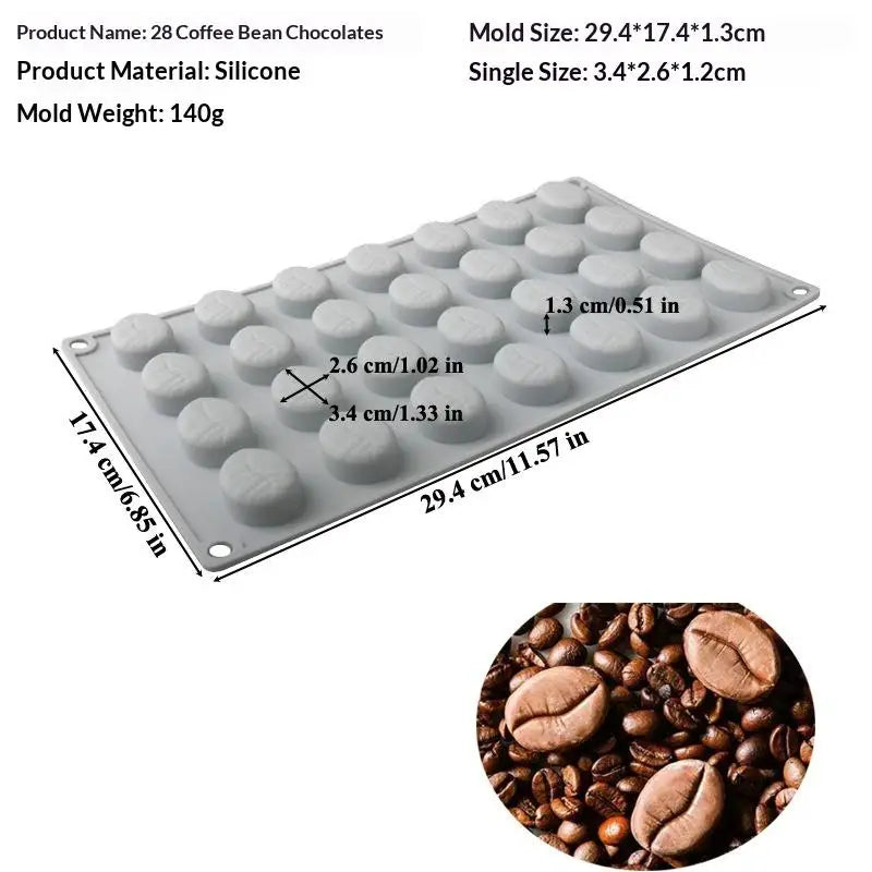 Silicone Cake Decor Moulds Ice Tray Candy Cookie Chocolate Baking Mold Vue 28