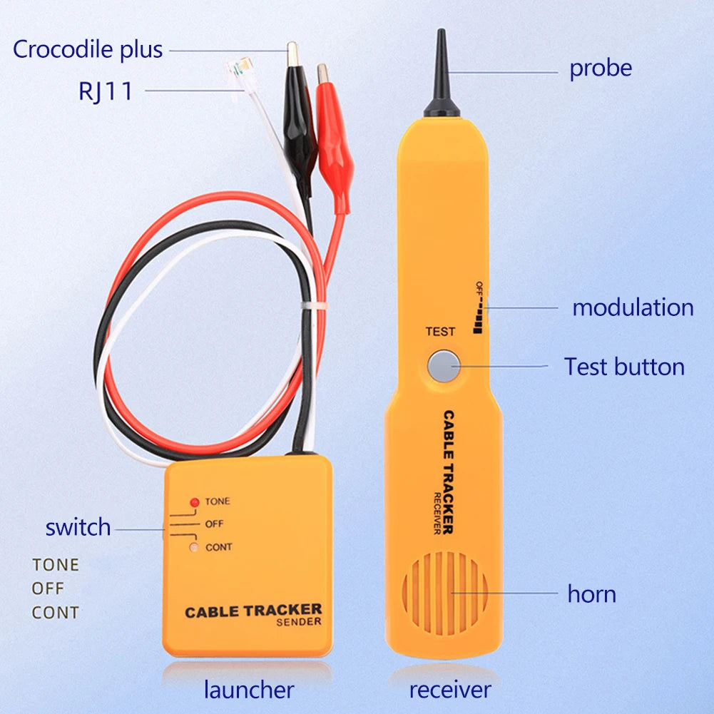 LCD Network Cable Tester & Toner Tracker | LAN & Phone Wire Network Cable Tester Vue