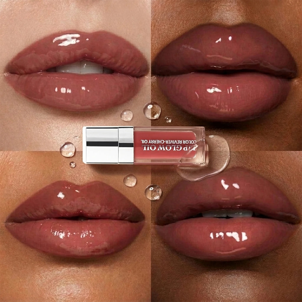 2Pcs Velvet Matte Lip Liner & Tinted Lip Oil Set – Red Brown Shades, Hydrating Natural, Waterproof & Long-Lasting Lip Kit Vue