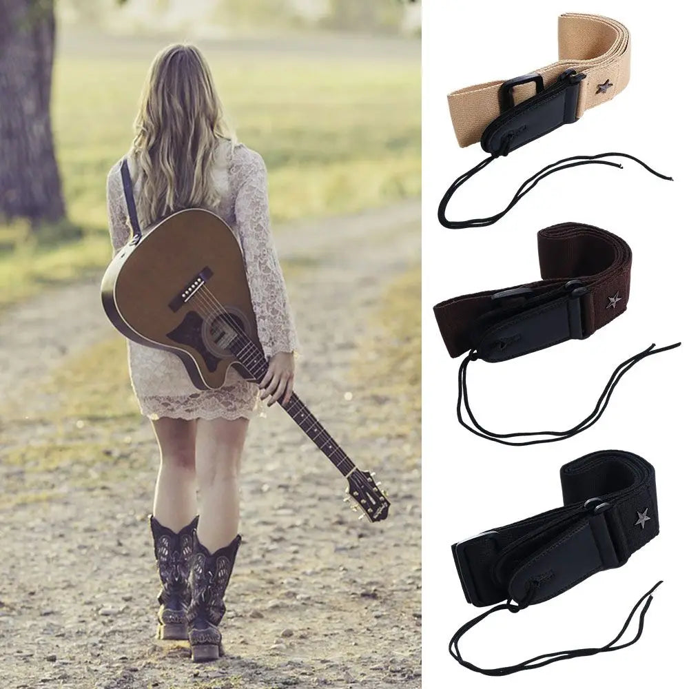 Electric Guitar Bass Belts Acoustic Folk Guitarra Picks Holders Guitar Strap Guitar Shoulder Belt Ends Strap Guitar Belts Vue