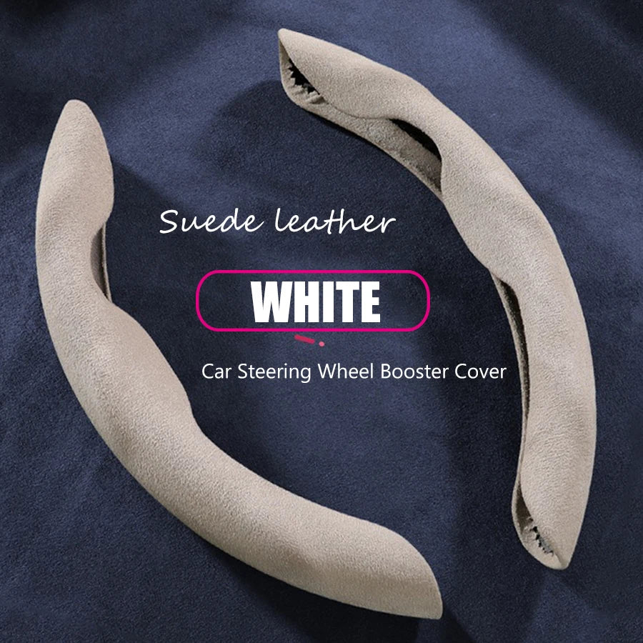 Sports Car Steering Wheel Covers For Renault Megane 3 Megane 4 clio 4 Booster Anti Slip Handle Cover Accessories For Cars Woman Vue