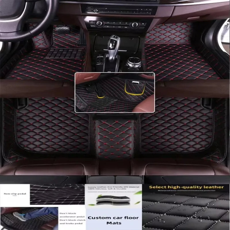 5D leather waterproof Custom Car Floor Mats For Chevrolet Cavalier Auto Foot Coche Accessorie liners Vue