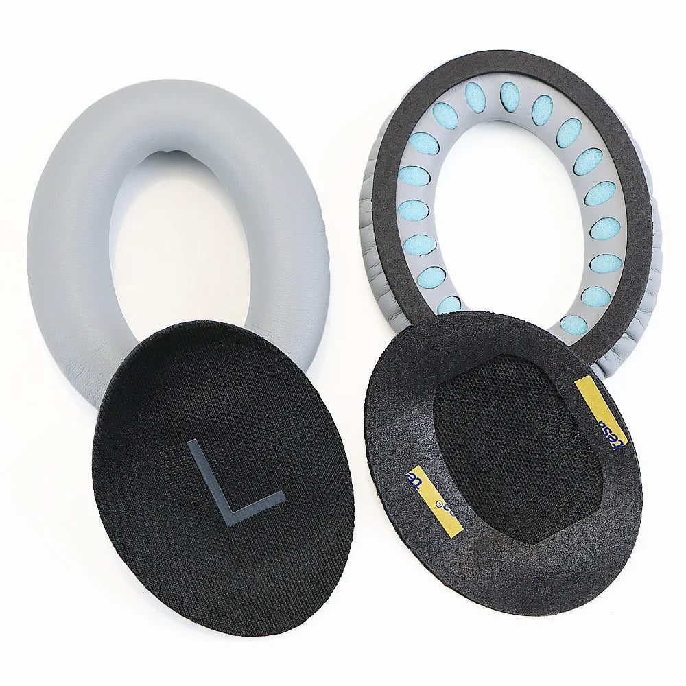 Soft Leather Ear Pads For Bose QuietComfort45 QC45 Headphone Earpads Protein Memory Foam Sponge Earphone Sleeve Cup Accessories Vue