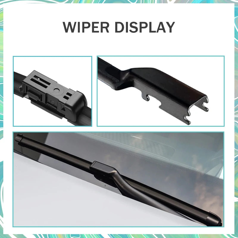 24"+19" For Geely EX5 2024 2025 2026 Proton eMas 7 Car Wiper Blades Rubber Window Front Wipers Brushes Auto Tools Accessories Vue