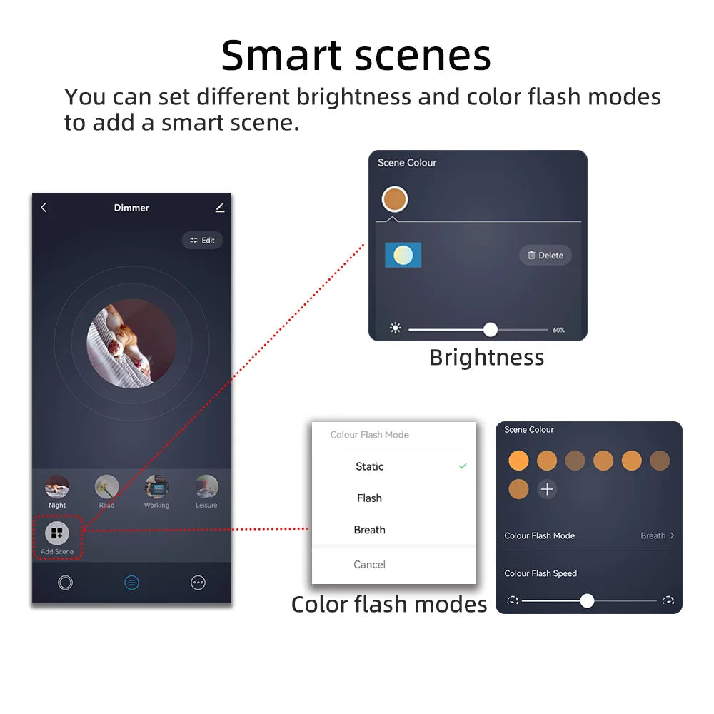 12/24V Tuya Wifi Smart Dimmer Led Smart Dimmer Controller LED Dimming Timer Switch for Kitchen Cabinet Light Driver Cabinet LED Vue