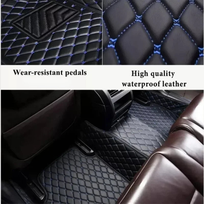 OMANE Custom Car Floor Mats For BMW 7series E65 F01 F02 F03 F04 G11 G1 2005-2026 Carpet Rugs Accessories Interior Waterproof Vue