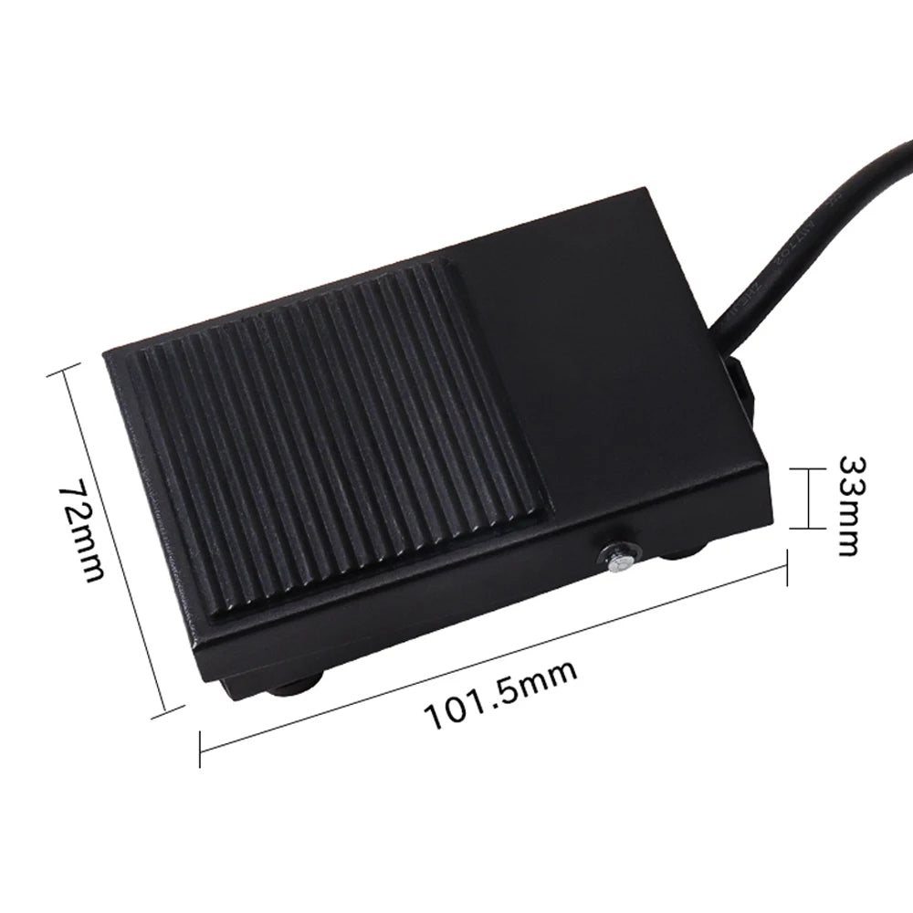 2 Pins 3 Pins Foot Pedal Switch Hands-free Power Controller Pedal Switch for Plasma Cutting Cutter Welder Spot Welding Machine Vue