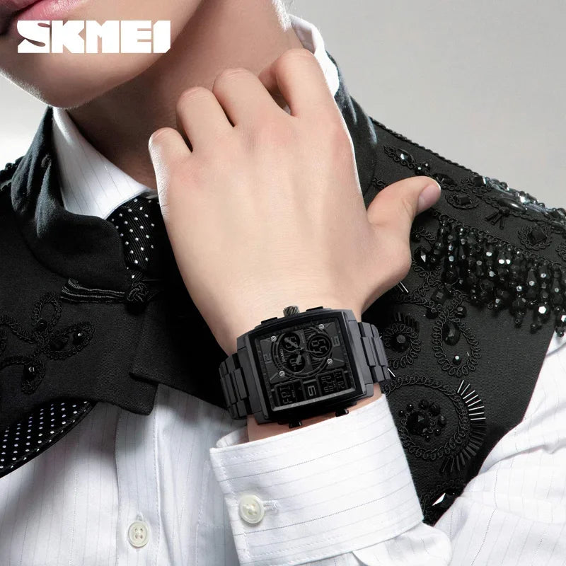 SKMEI 1274 Men's Sport Digital LED Watch – Waterproof & Alarm Digital Sport Watch Vue