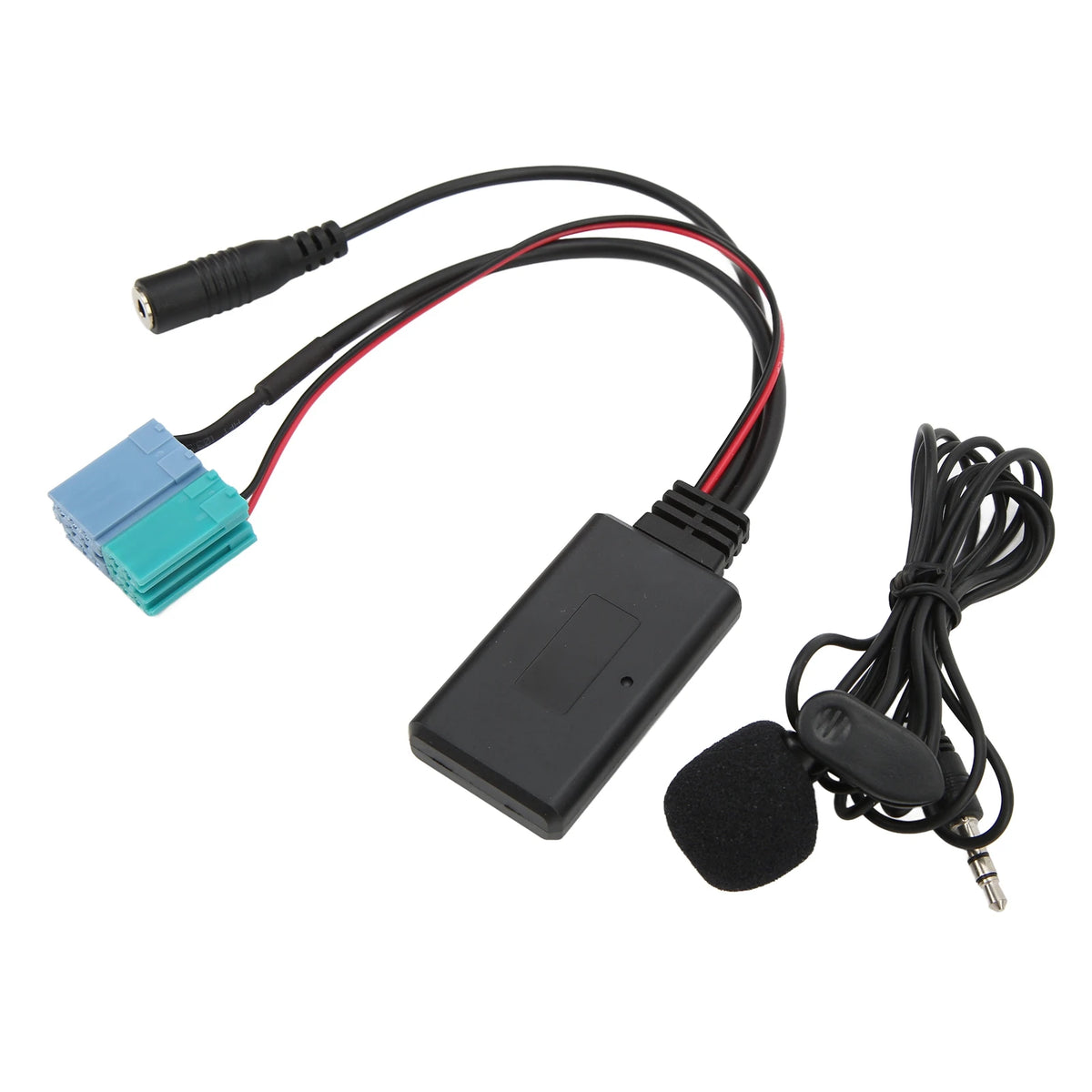New 6+8 Pin Car Bluetooth Module AUX Adapter with Hands-Free Microphone Compatible with Post 2007 Radios Bravo Vue Default Title