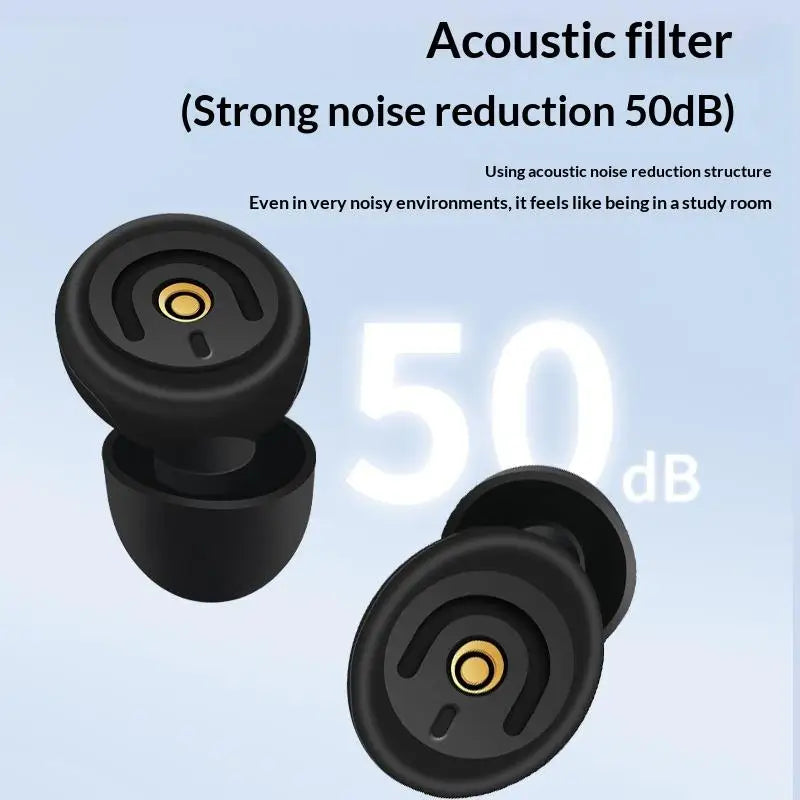 Reusable Silicone Earplugs Strong Sound Insulation Multiple Sizes Ear Vue