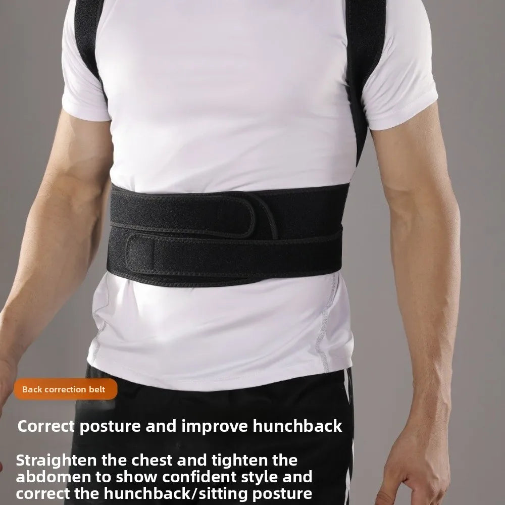 Adjustable Back Posture Corrector Comfortable Breathable Anti-camel Correction Belt Ergonomic Back Orthopedic Belt Vue