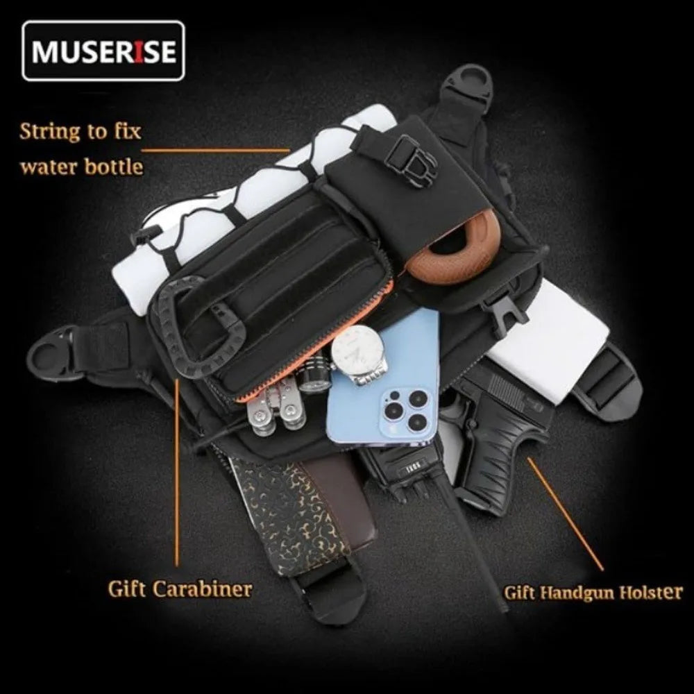 Spot Outdoor Tactical Chest Bag Running Riding Field Multifunctional Tactical Vest Vue