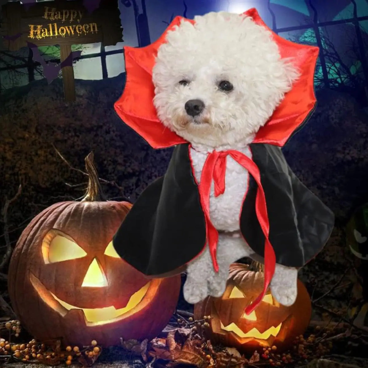 1-5PCS Adjustable Pet Halloween Cape with Hat for Dogs Christmas Costume Festive Outfit Party Dress Up Clothes for Small Large Vue