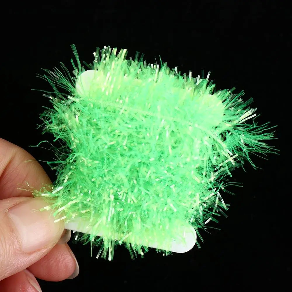 Tools 2 Meters / Card Sparkle For Nymph Fly Tying Material Ice Chenille Fly Fishing Tinsel Lures Streamer Fly Tying Thread Vue