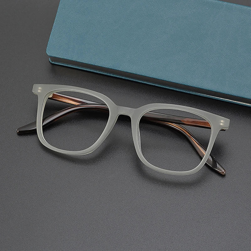 Fashion Vintage Frosted Square Optical Glasses Frame Simple Trendy Unisex Eyeglasses For Women Men Literary Retro Matte Eyewear Vue