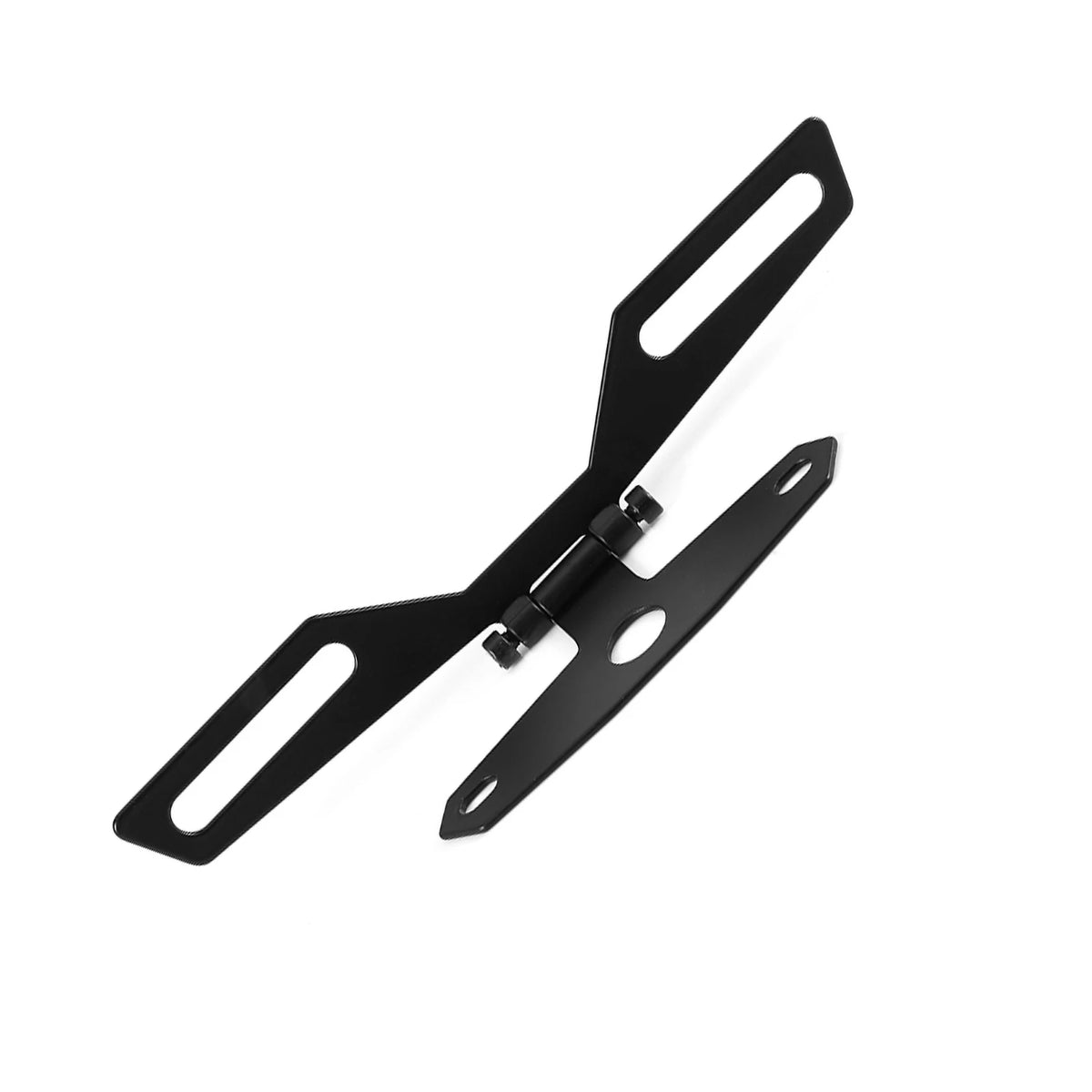 Motorcycle folding license plate and taillight bracket. Suitable for motorcycles and ATVs. Vue