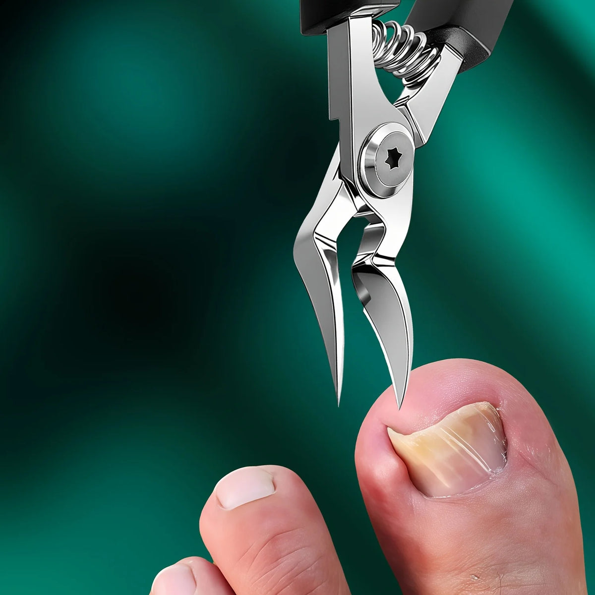 Stainless Steel Nail Clipper with Thick- Design, Built-in Nail Care Tool for Adults and Seniors with Thick, Hard Nails - Unisex Vue
