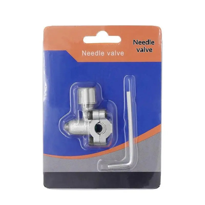 Zinc Alloy Piercing Valve Tap Kit For 6-10mm Copper Tube Refrigeration AC System Repair Vue A2