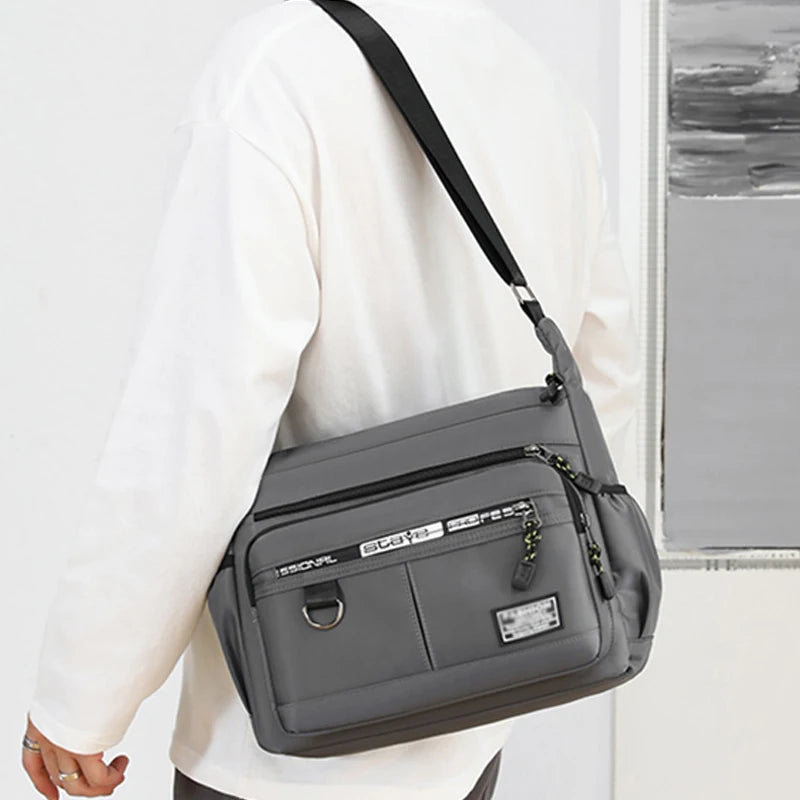 Men's Business Single-shoulder Bag Suitable Trips Work Made Nylon