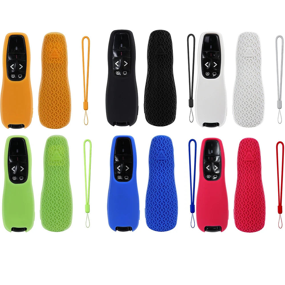 Soft Silicone Cover Protective Case Compatible with for Logitech Wireless Presenter R 400 for Logitech R400 Silicone Remote Case Vue