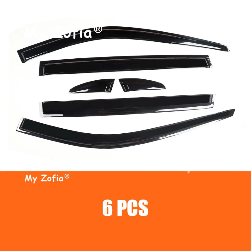 For GAC AION V 2024 2025 2026 Car Side Window Vent Visor Sun Rain Deflector Guard Awning Shelter Weathershields Accessories Vue C