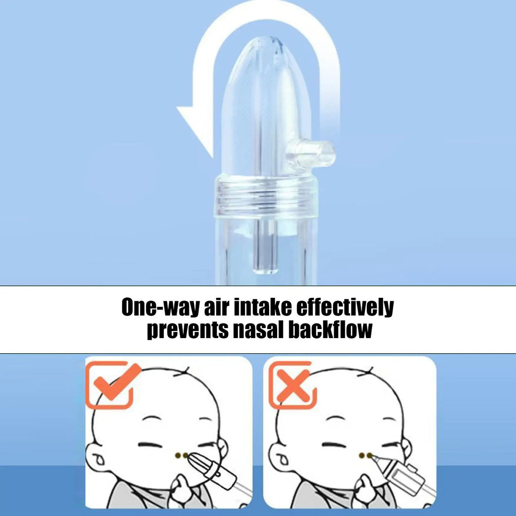 Baby Snot Sucker Manual nasal aspirator Kids Toddler Baby Nose Picker Nasal Aspirator Hand Puller Clogged Passages and Boogers Vue
