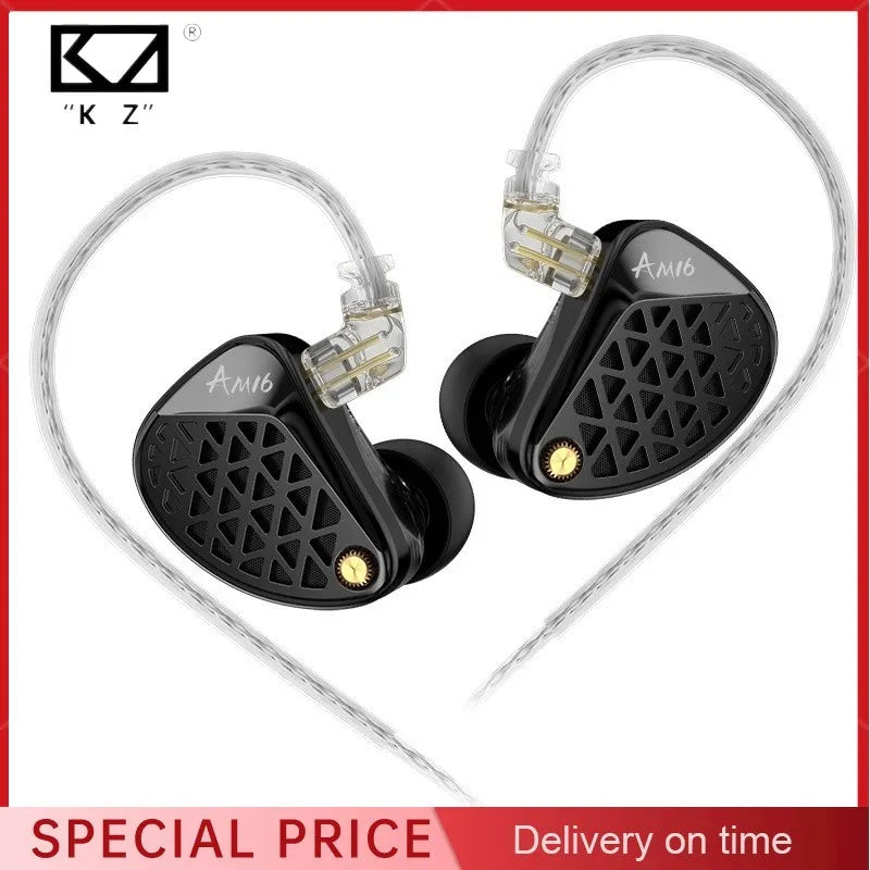 KZ AM16 16 Balanced Armature In-Ear Monitor IEM Earphones In-Ear Monitor IEM Vue