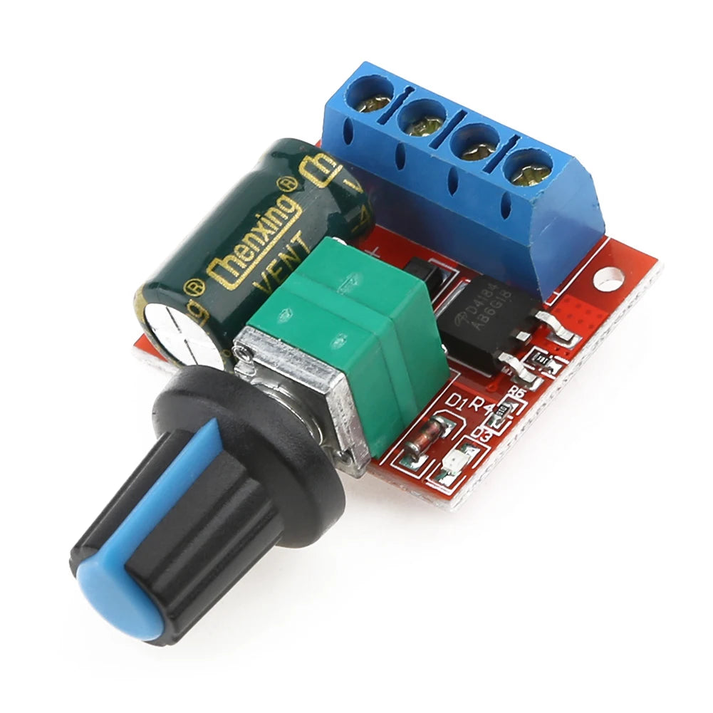 5-20PCS 5V 12V 10A Voltage Regulator PWM DC Motor Speed Controller Governor Stepless Speed Regulator LED Dimmer Power Controller Vue