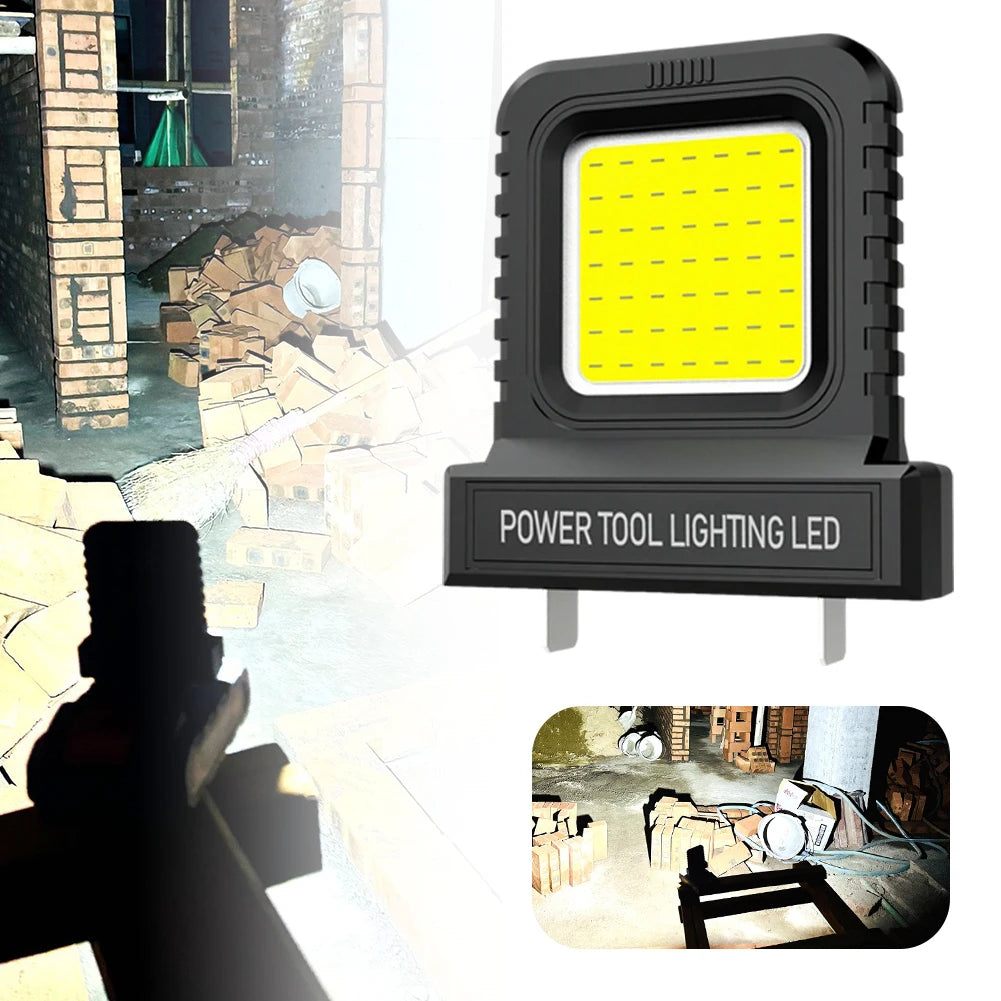 14W LED Camping Lantern Mini Pocket Work Light Inspection For 21V Battery Power Tool Accessory Lithium Battery Work Lamp Lights Vue