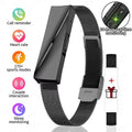 Call Reminder Smartwatch Band for Men Women Sports Fitness Tracker Smart Bracelet Heart Rate Blood Oxygen Monitor Pedometer Vue black