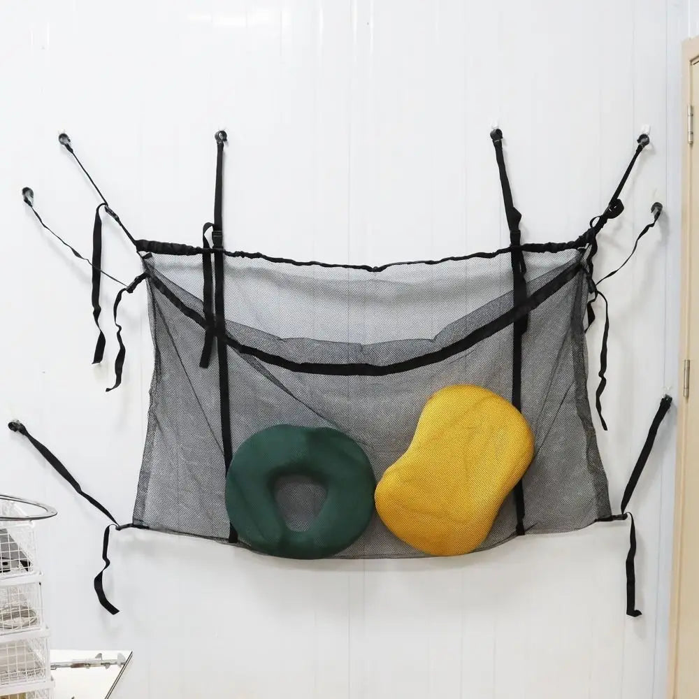 Large Capacity Swimming Pool Hanging Storage Bag Adjustable Heavy Duty Beach Hanging Bag Folding Swimming Pool Bag Beach Vue