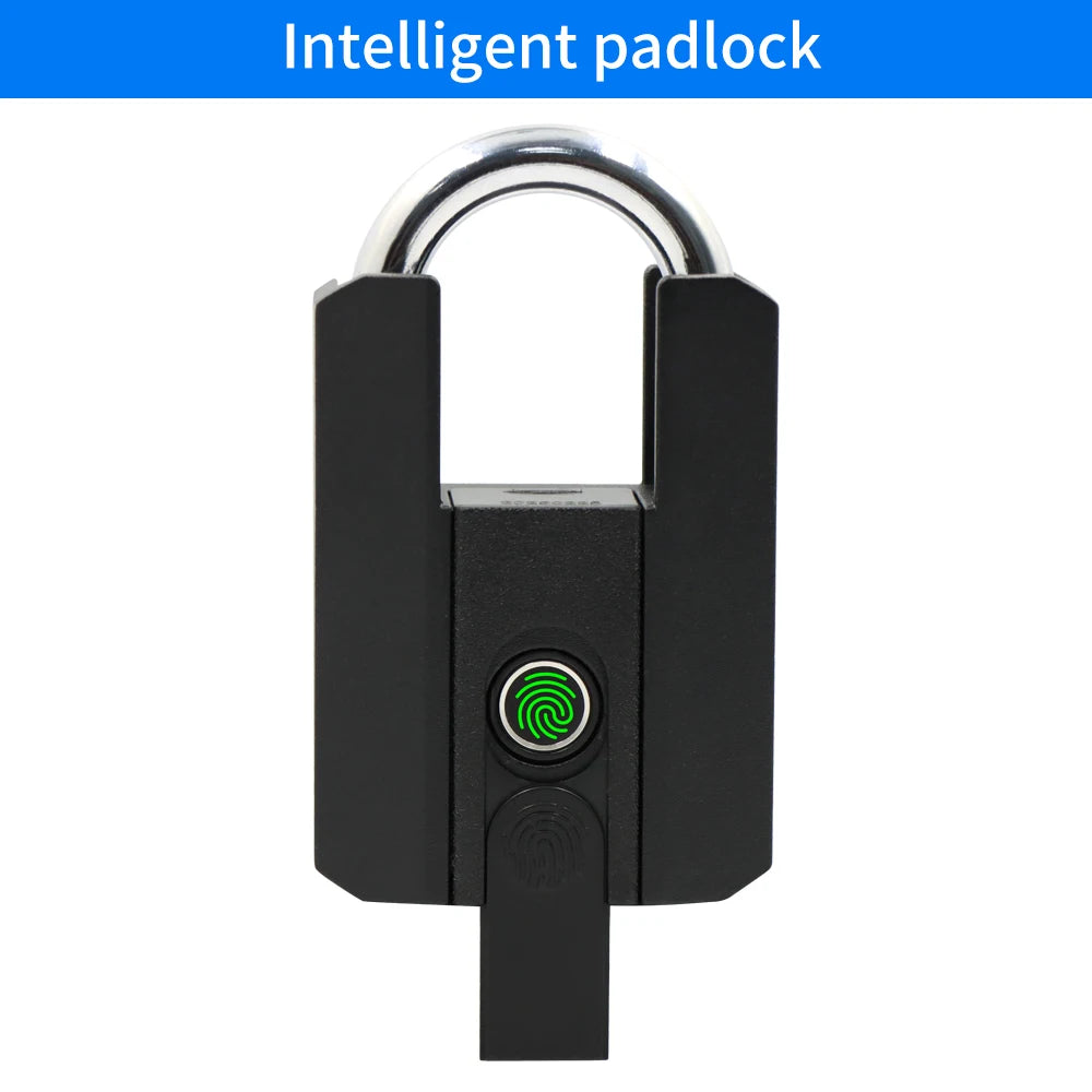 IP67 Electronic Lock TTLOCK Bluetooth Fingerprint Padlock Luggage Lock Remotely APP,Fingerprint,Card,Key,gateway 4-In-1 Unlock Vue 916-TT