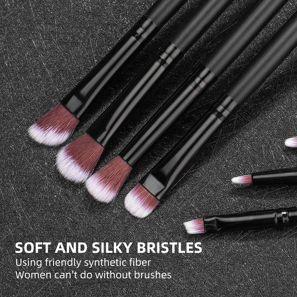 Premium Makeup Brushes Set Portable Travel Soft Eye Shadow Brush Foundation Powder Eyelash Concealer Blush Make Up Brush Set Vue