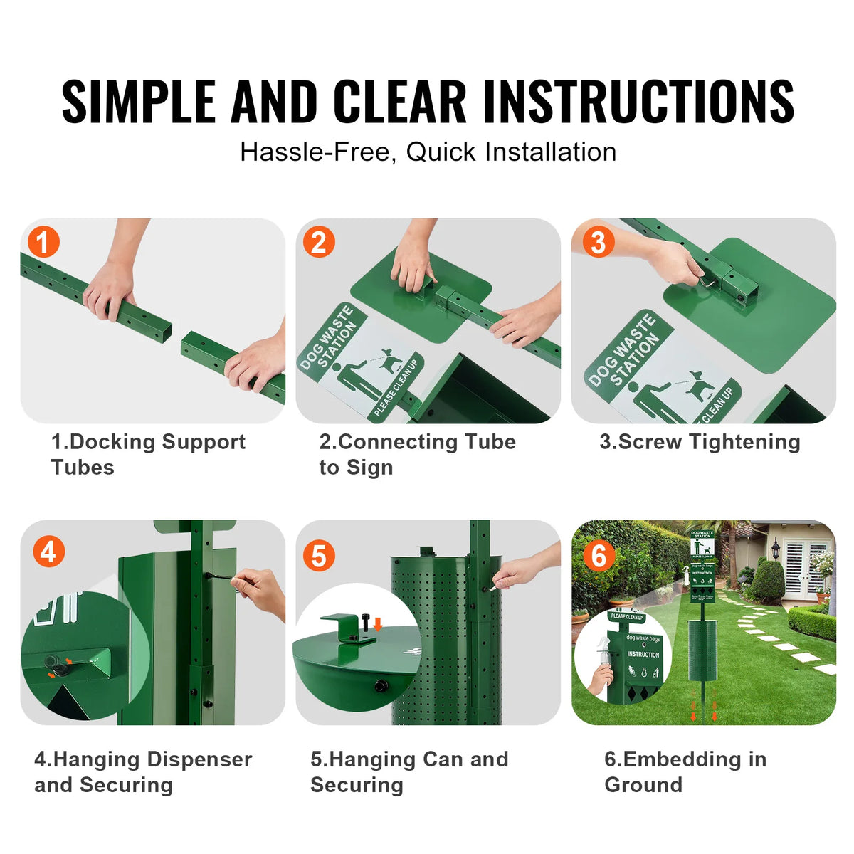 Commercial Dog Waste Station with Bag Dispenser & Hand Wash Dog Waste Station Vue